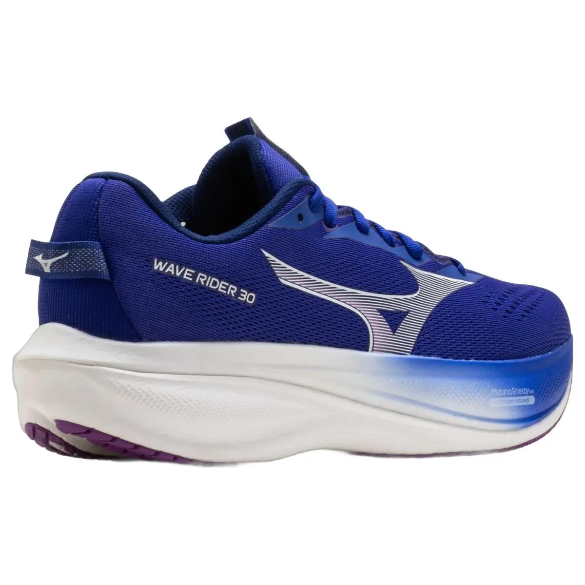 Mizuno shoes - Mizuno Wave Rider 30 - Wave Rider - 4116235200 - Royal Blue/White 4
