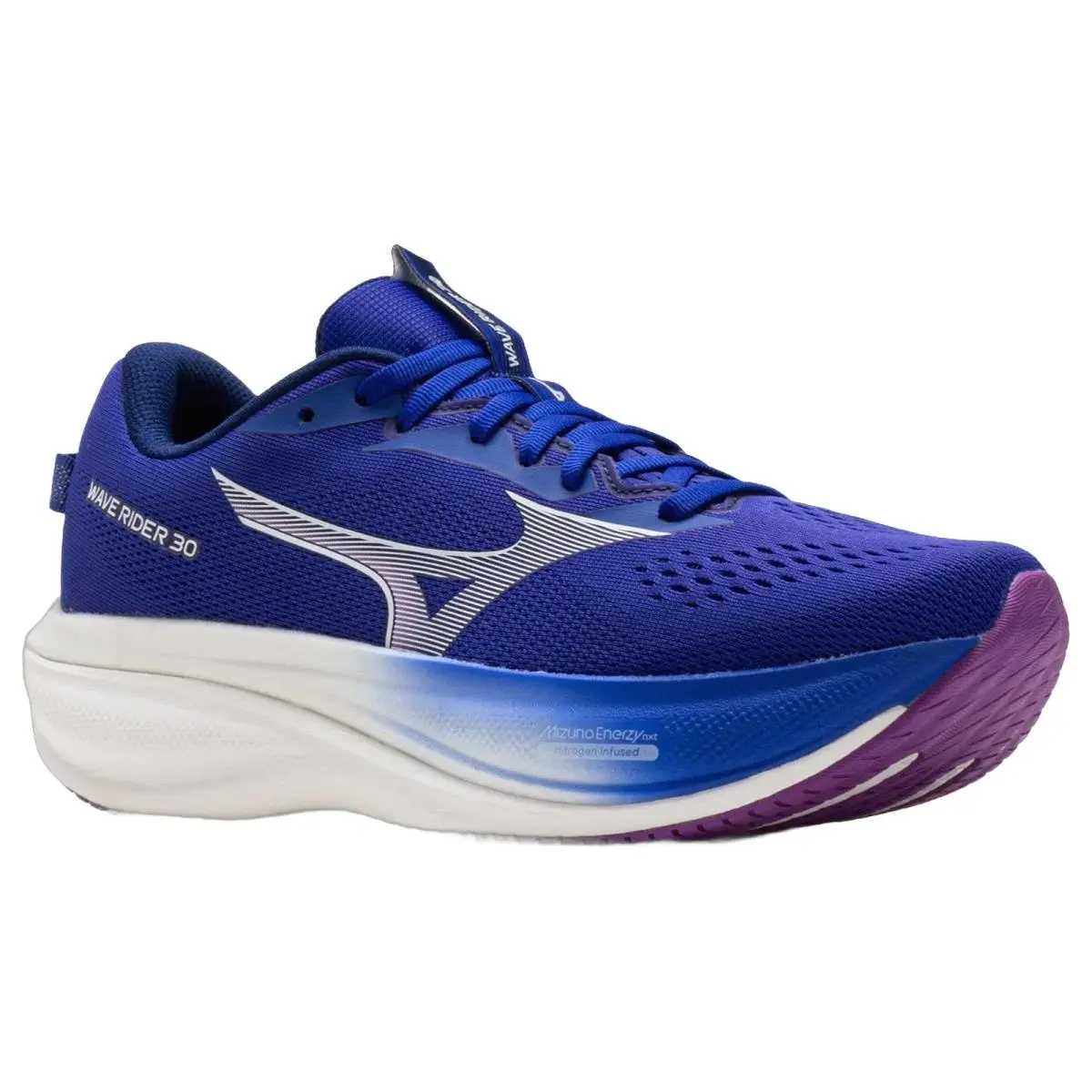 Mizuno shoes - Mizuno Wave Rider 30 - Wave Rider - 4116235200 - Royal Blue/White 10