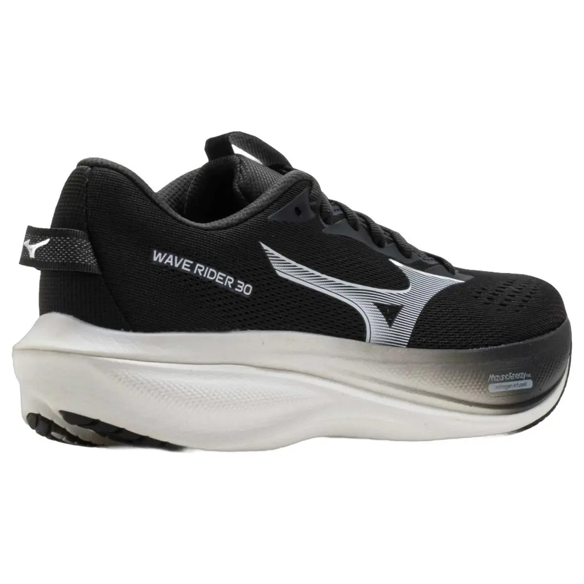 Mizuno shoes - Mizuno Wave Rider 30 Wide - 411623BS00 - Black Sand/White 11