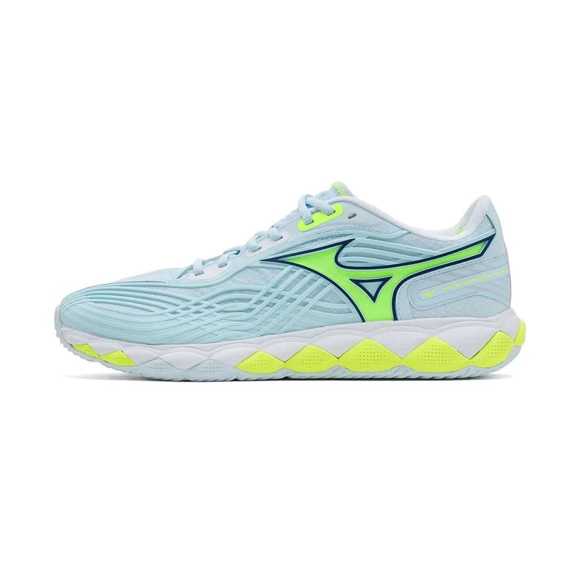 Mizuno shoes - Ice Water/Lighting Yellow 2