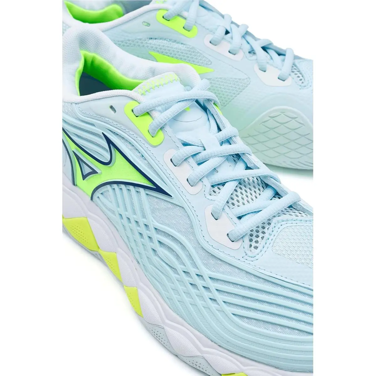 Mizuno shoes - Ice Water/Lighting Yellow 11