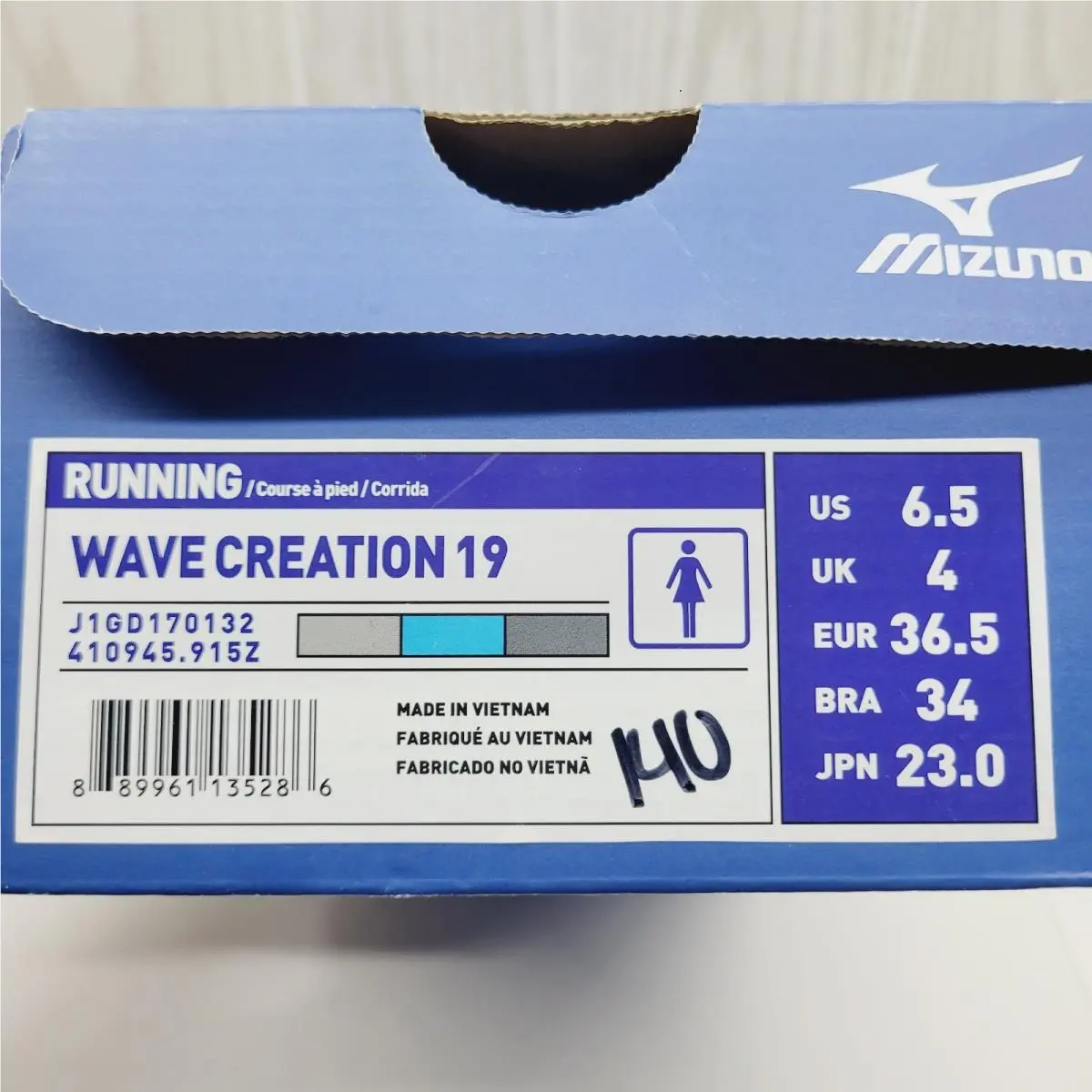 Mizuno shoes - Mizuno Wave Creation 19 - Wave Creation - J1GL170120 - Teal (UPC: 889961135286) 8