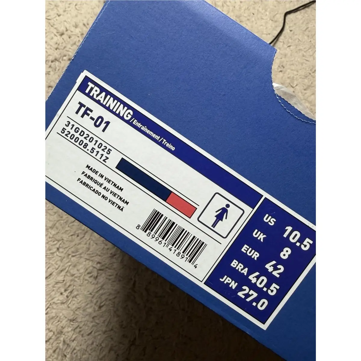 Mizuno shoes - Mizuno TF-01 - 520008511Z - Blue 1