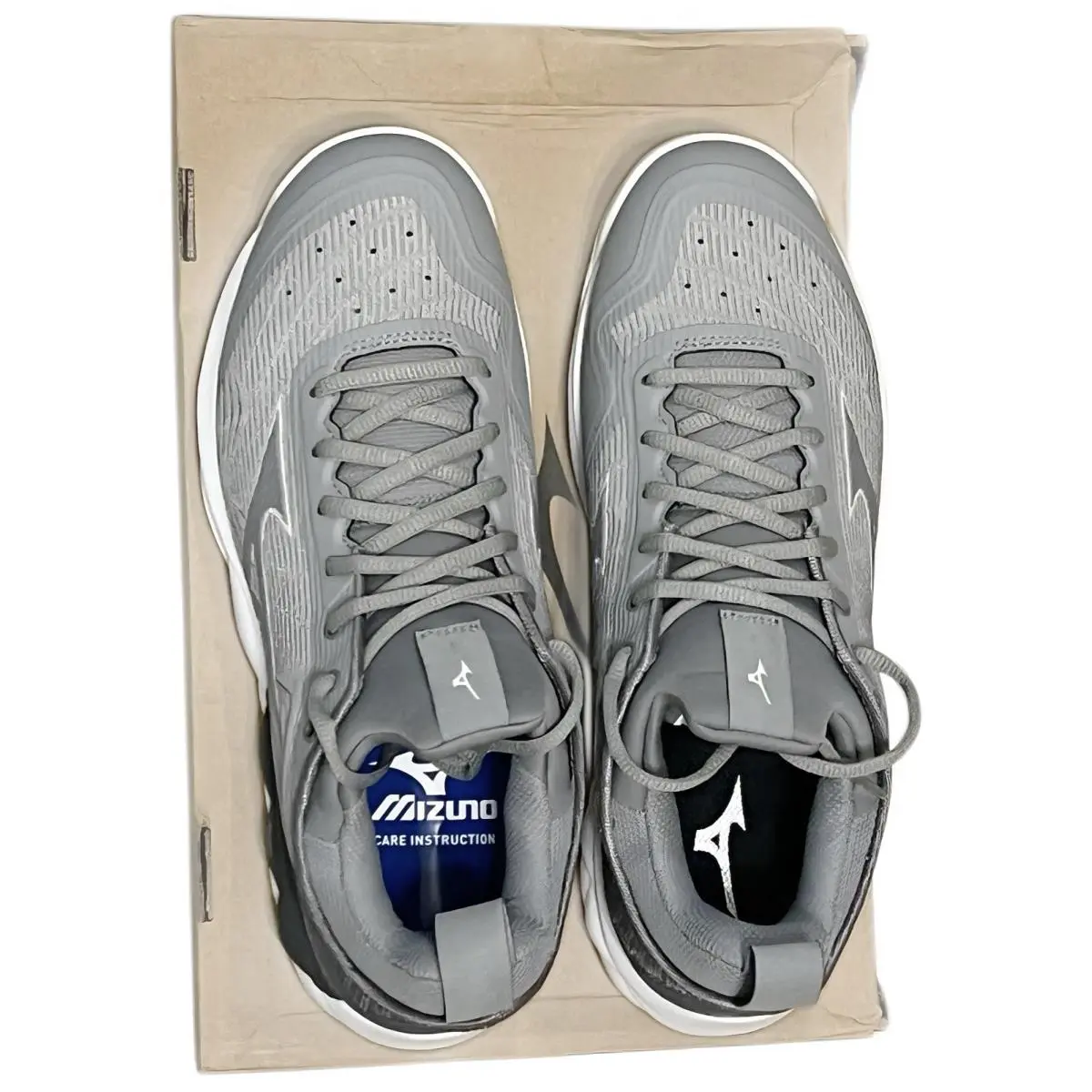 Mizuno shoes - Mizuno Wave Luminous 2 - Wave Luminous - V1GC212005 - Gray, White, Dark Gray 4