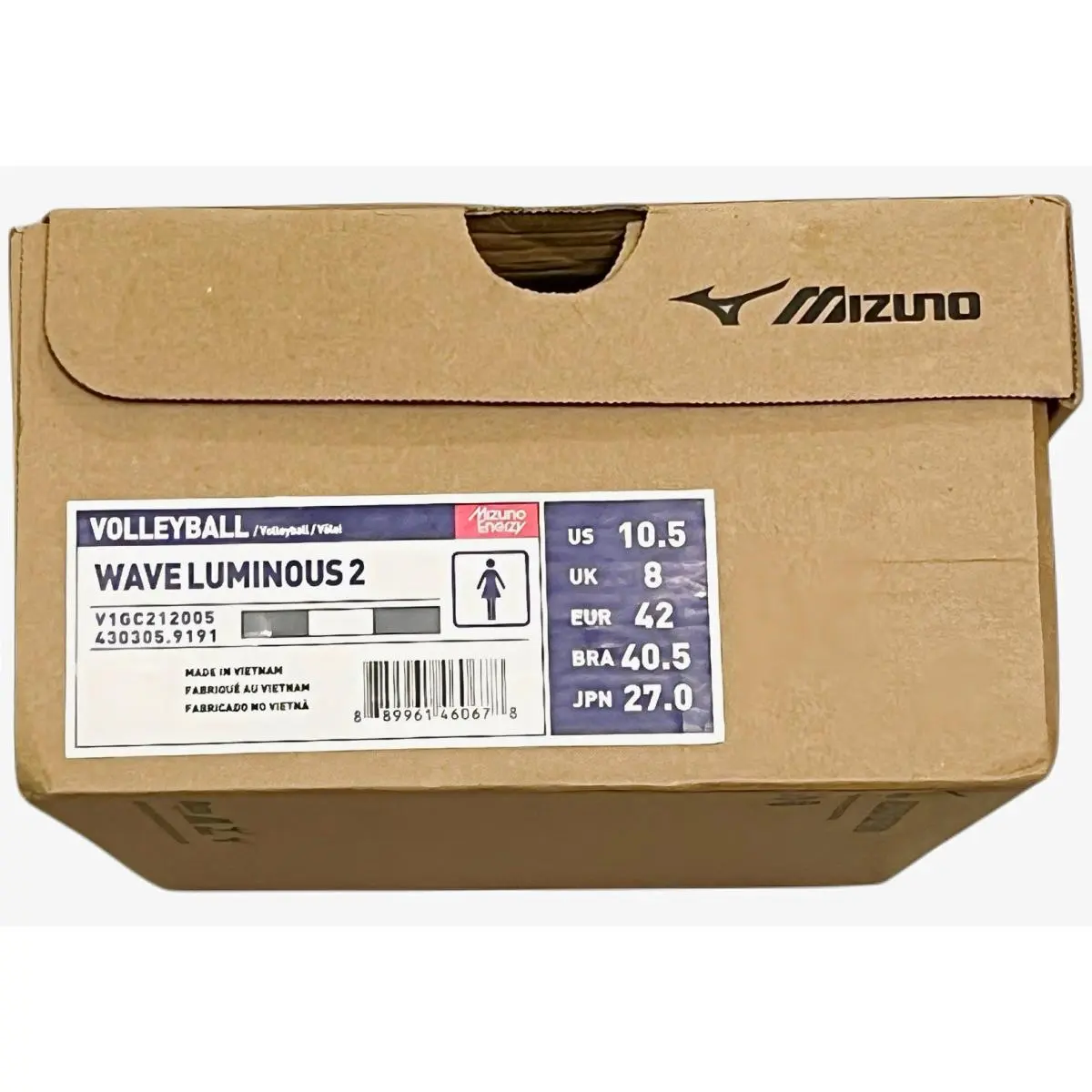Mizuno shoes - Mizuno Wave Luminous 2 - Wave Luminous - V1GC212005 - Gray, White, Dark Gray 0