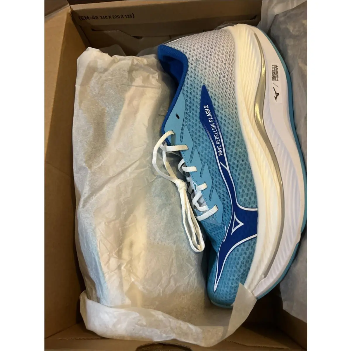 Mizuno shoes - Mizuno Wave Rebellion Flash 2 - Blue 5
