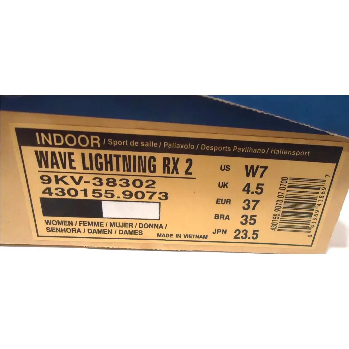 Mizuno shoes - Mizuno Wave Lightning Z4 - Wave Lightning - 9KV-38302 - Black with gray / silver accents 15