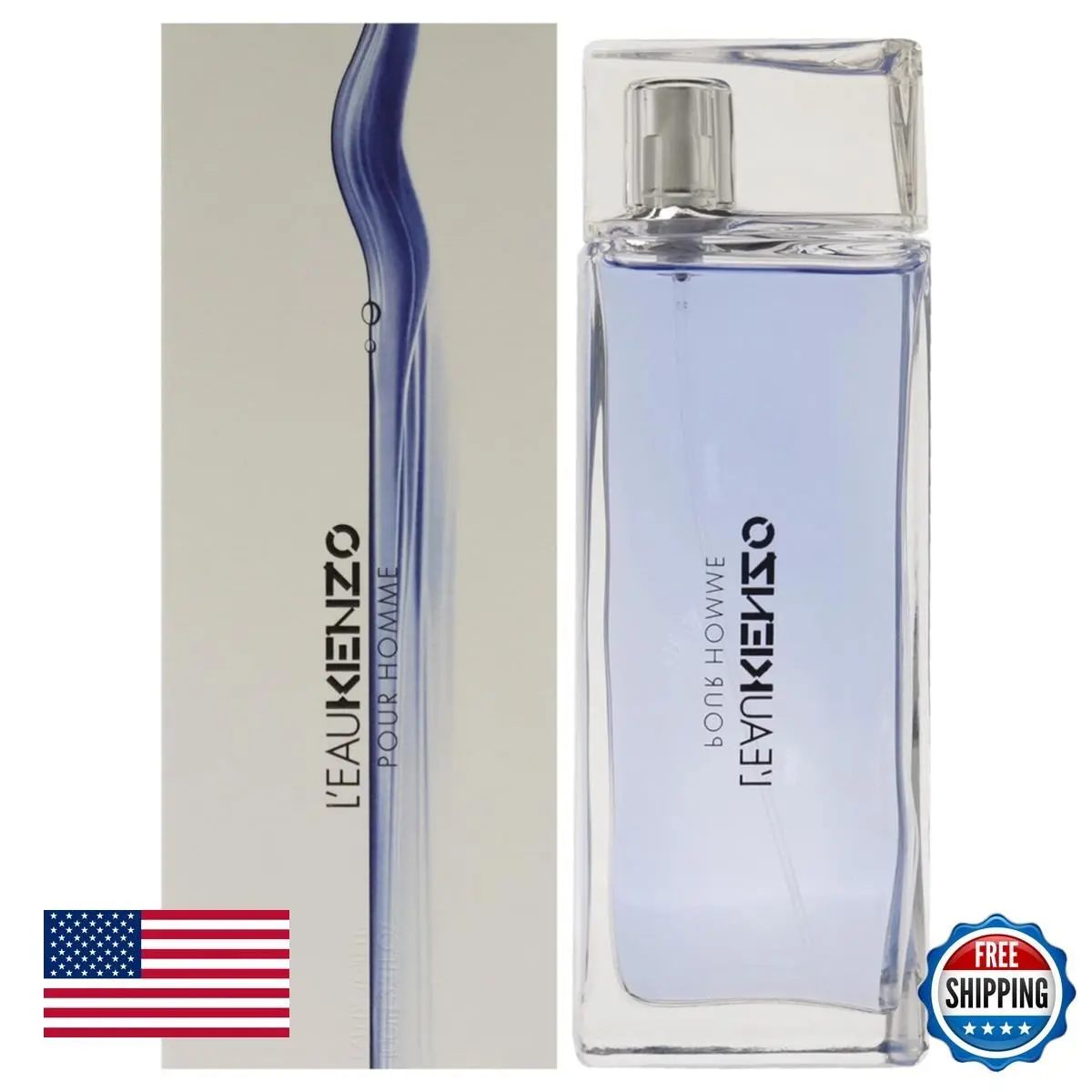 L`eau Men Eau De Toilette Spray 3.3 oz by Kenzo