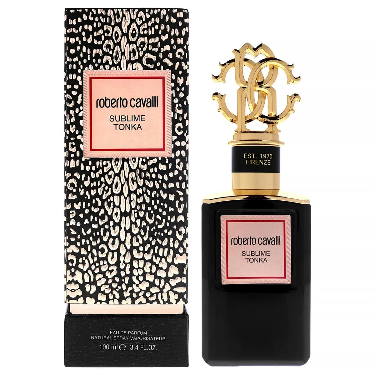 Gold Sublime Tonka Eau De Parfum 3.4 oz 100 ml For Men by Roberto Cavalli