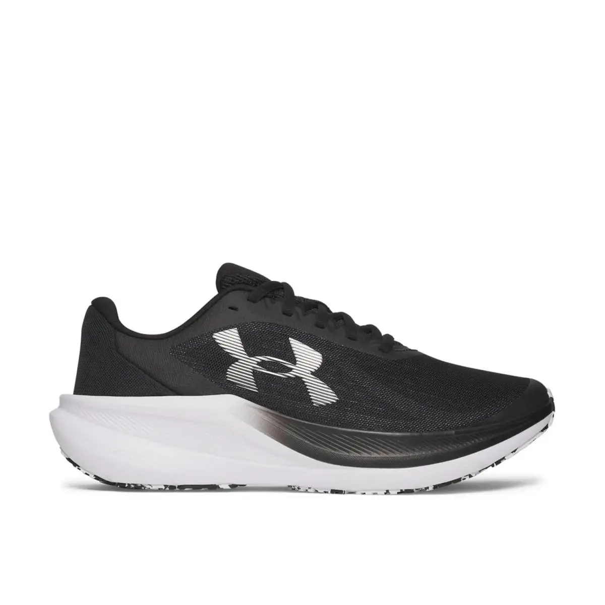 Men`s Athletic Sneakers  Charged+ Chase Running Shoe Black/White by Under Armour