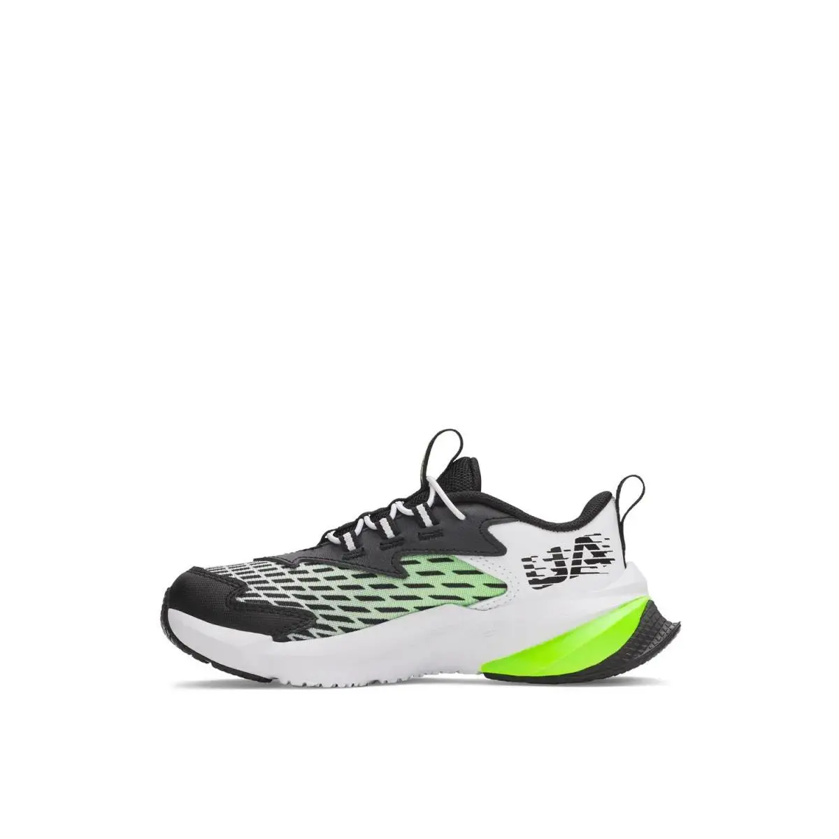 Under Armour shoes - White/Black/Green 6