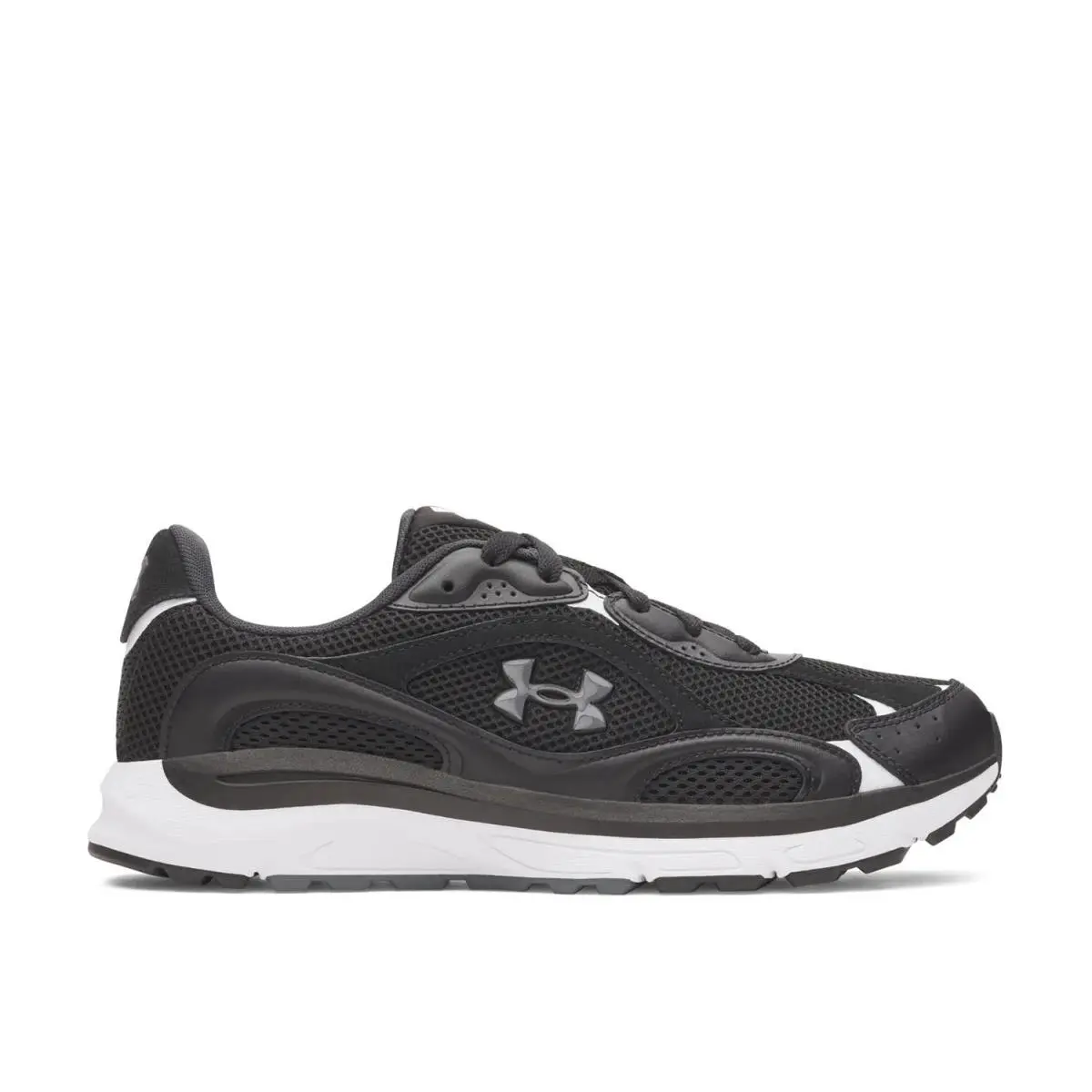 Men`s Athletic Sneakers  Tech Runner Sneaker Black/White/Grey by Under Armour