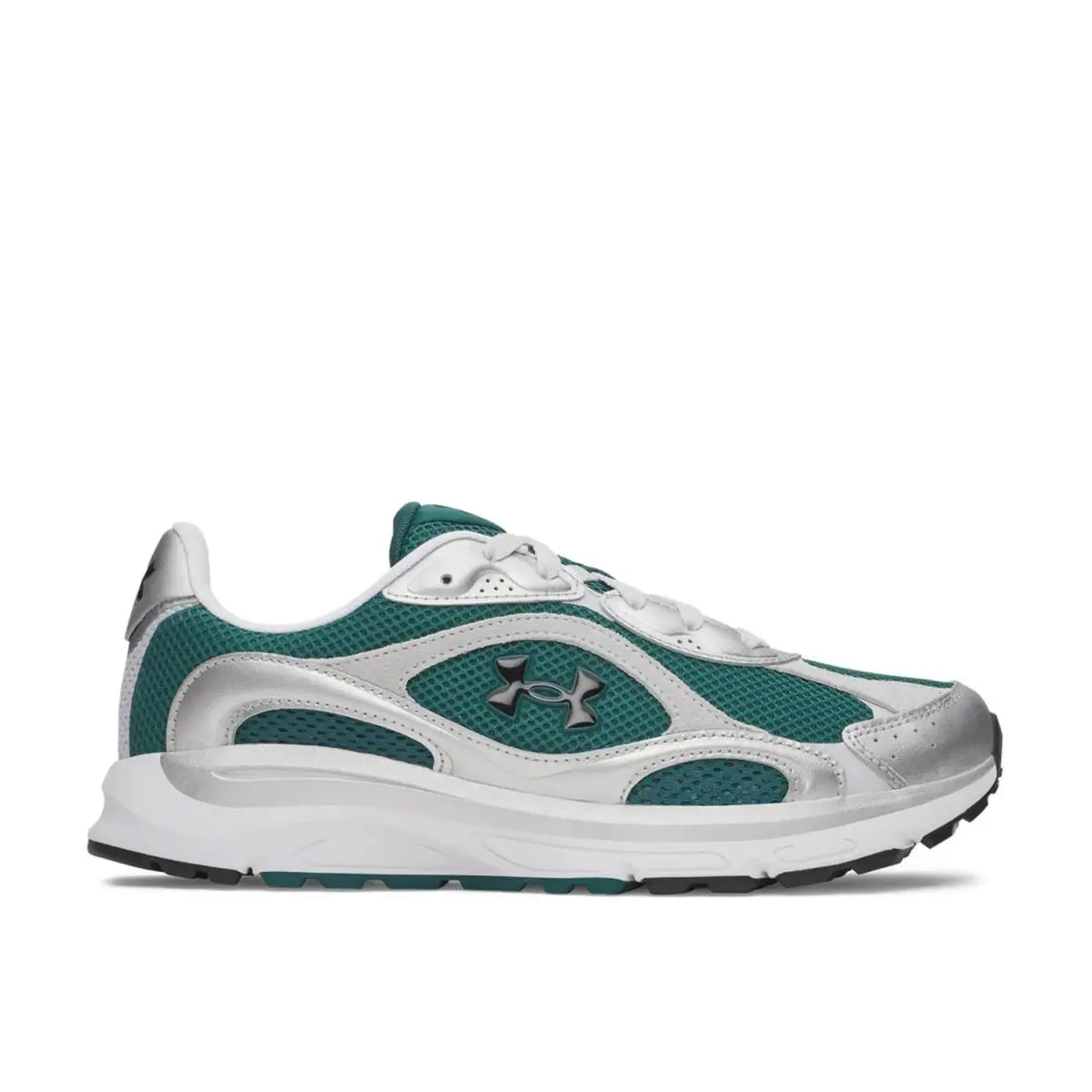Men`s Athletic Sneakers  Tech Runner Sneaker Green/Silver by Under Armour