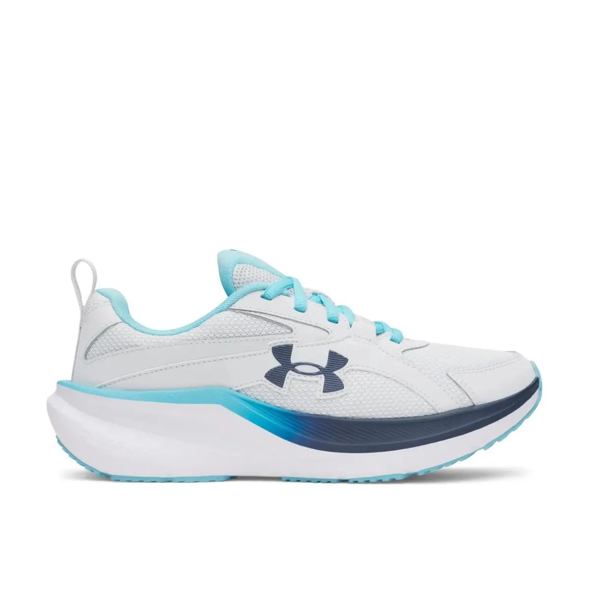 Women`s Athletic Sneakers  Charged+ Assert 11 Running Shoe White/Blue by Under Armour