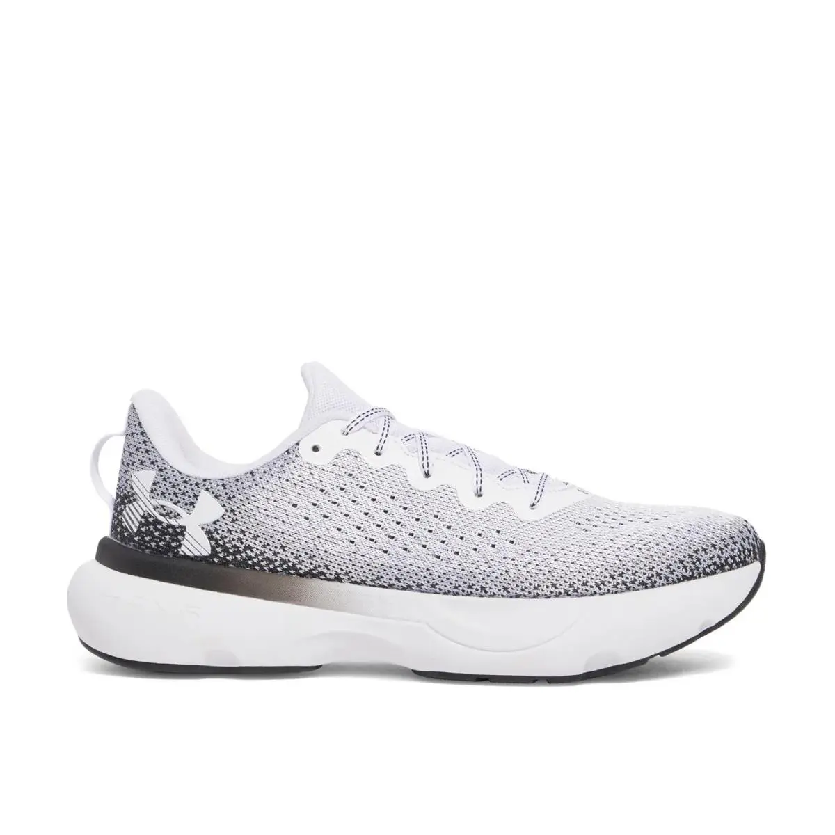 Men`s Athletic Sneakers  Infinite Running Shoe Black/White by Under Armour