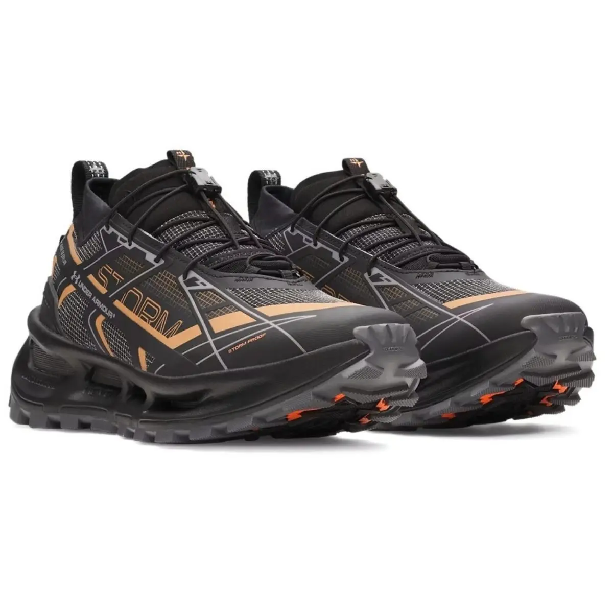 Under Armour shoes - Under Armour EXPLOR Trail - EXPLOR Trail - Black, Manufacturer: Ultimate Black / Castlerock / Solar Orange - 008 1