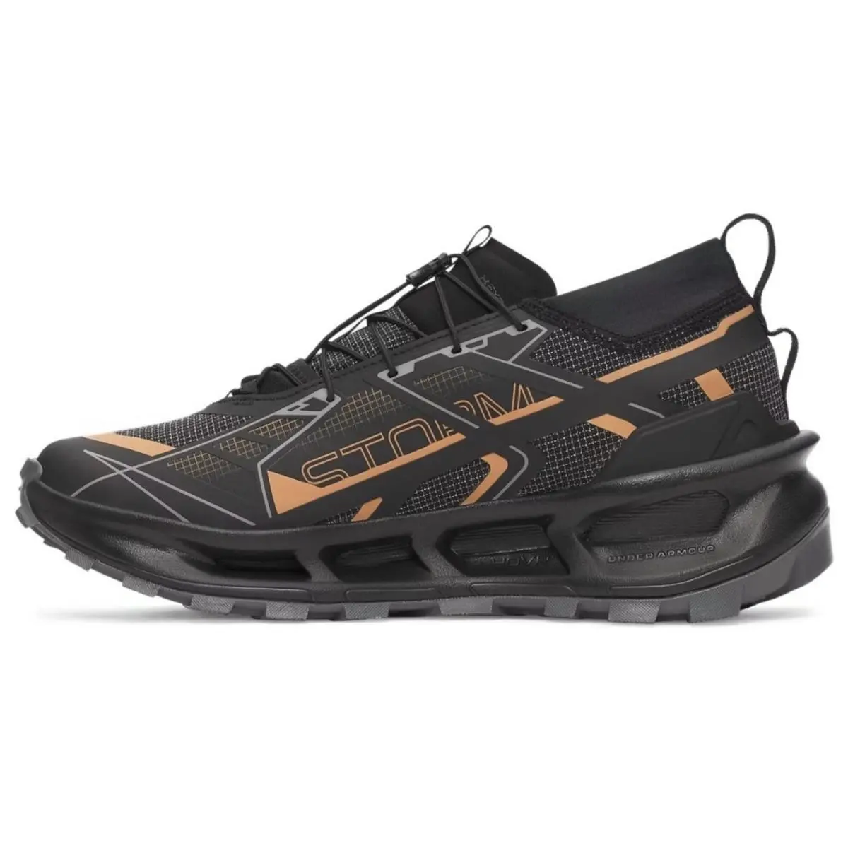 Under Armour shoes - Under Armour EXPLOR Trail - EXPLOR Trail - Black, Manufacturer: Ultimate Black / Castlerock / Solar Orange - 008 3