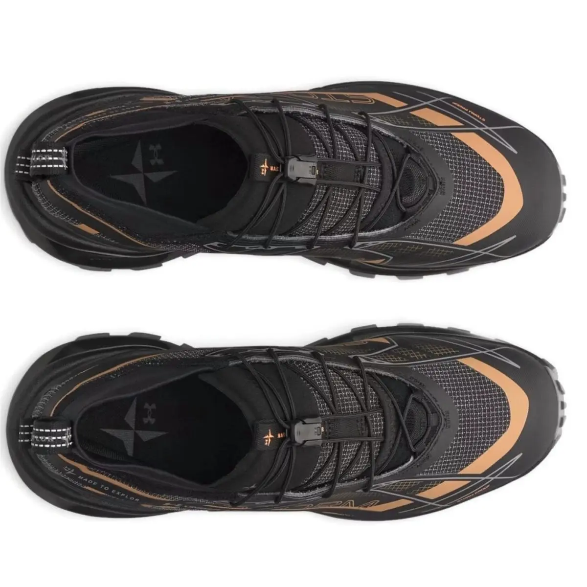 Under Armour shoes - Under Armour EXPLOR Trail - EXPLOR Trail - Black, Manufacturer: Ultimate Black / Castlerock / Solar Orange - 008 10