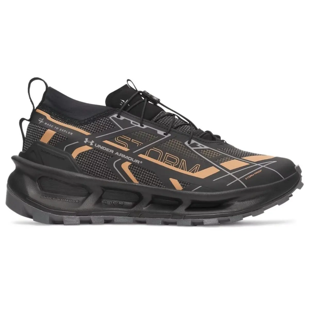 Under Armour shoes - Under Armour EXPLOR Trail - EXPLOR Trail - Black, Manufacturer: Ultimate Black / Castlerock / Solar Orange - 008 26