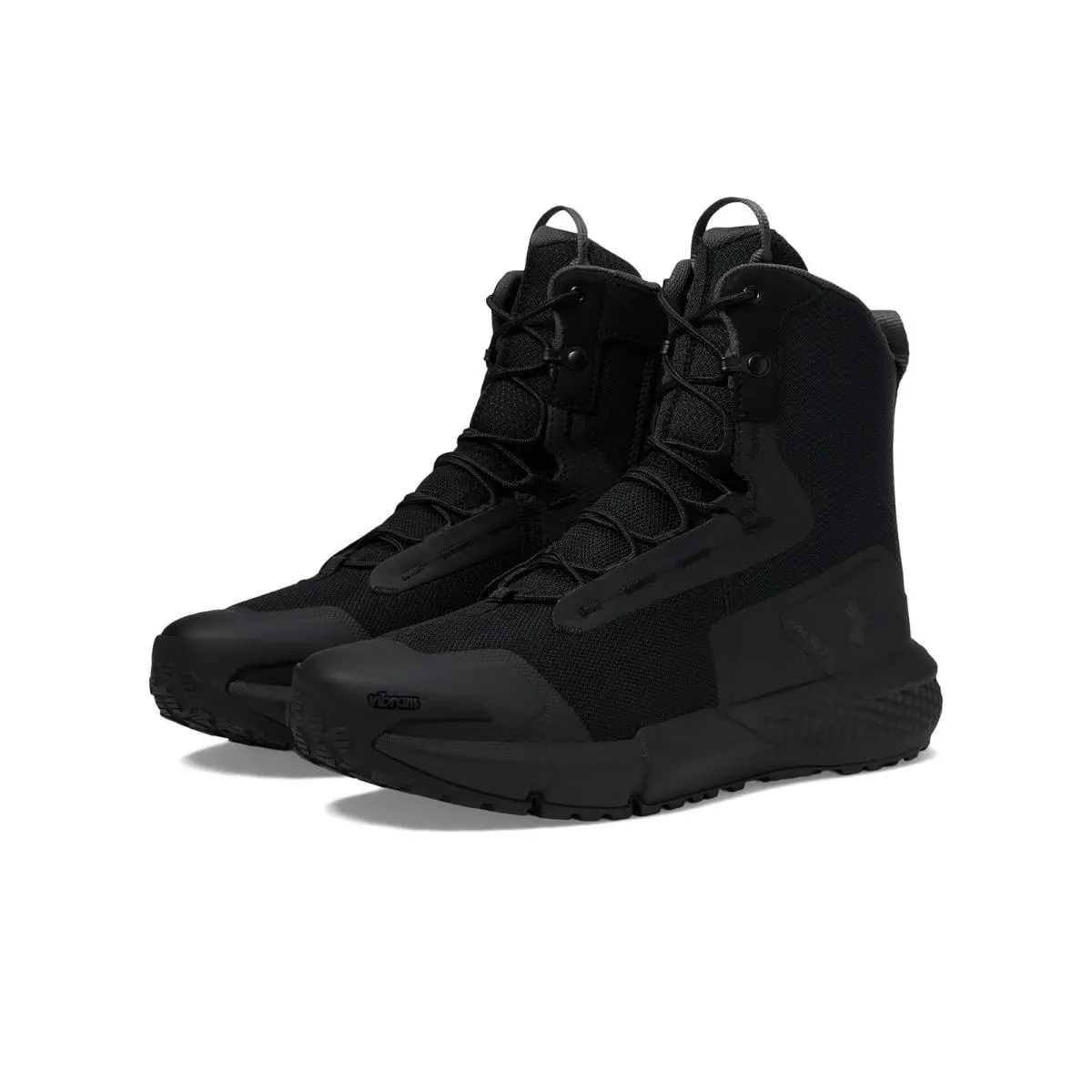Men`s Boots  Charged Valsetz Zip Black/Black/Jet Gray by Under Armour