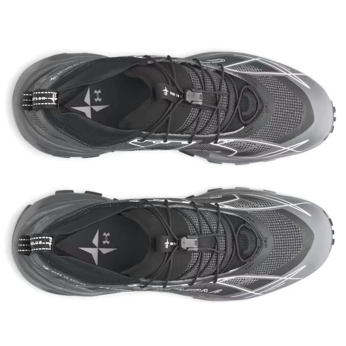 Under Armour shoes - Under Armour EXPLOR Trail - EXPLOR Trail - Gray, Manufacturer: Black / Castlerock / White - 001 2