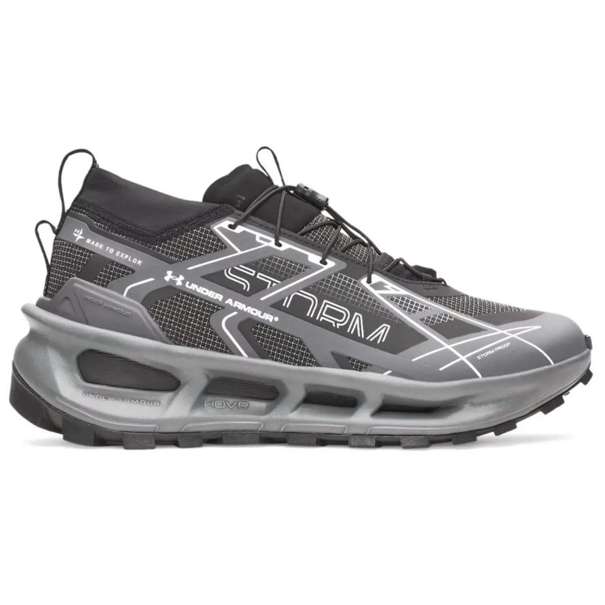 Under Armour shoes - Under Armour EXPLOR Trail - EXPLOR Trail - Gray, Manufacturer: Black / Castlerock / White - 001 18