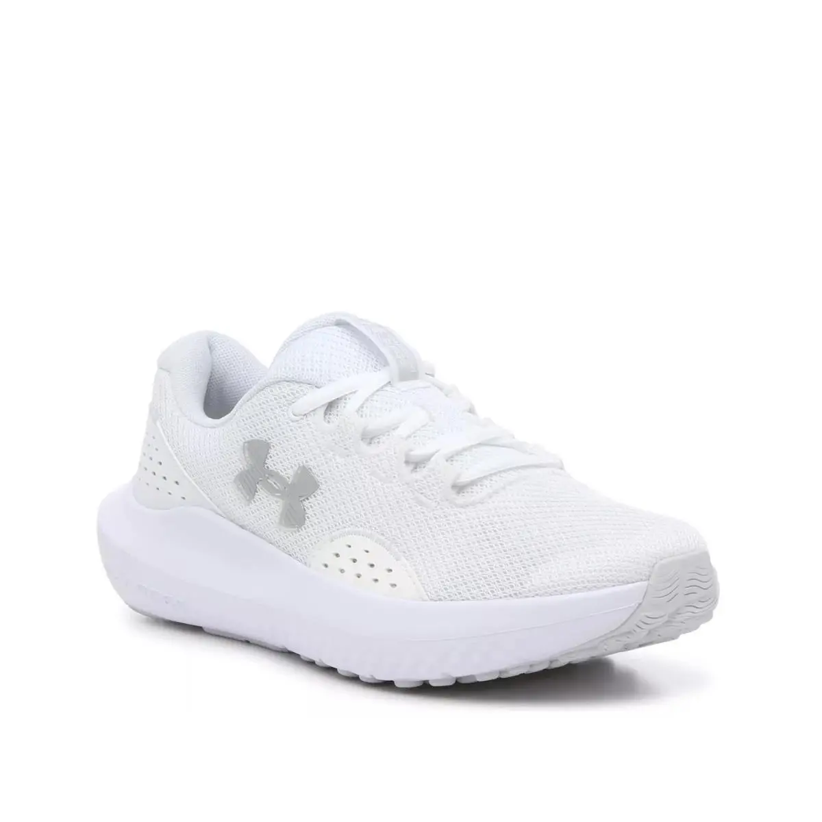 Women`s Athletic Sneakers  Charged Surge 4 Running Shoe White/White by Under Armour