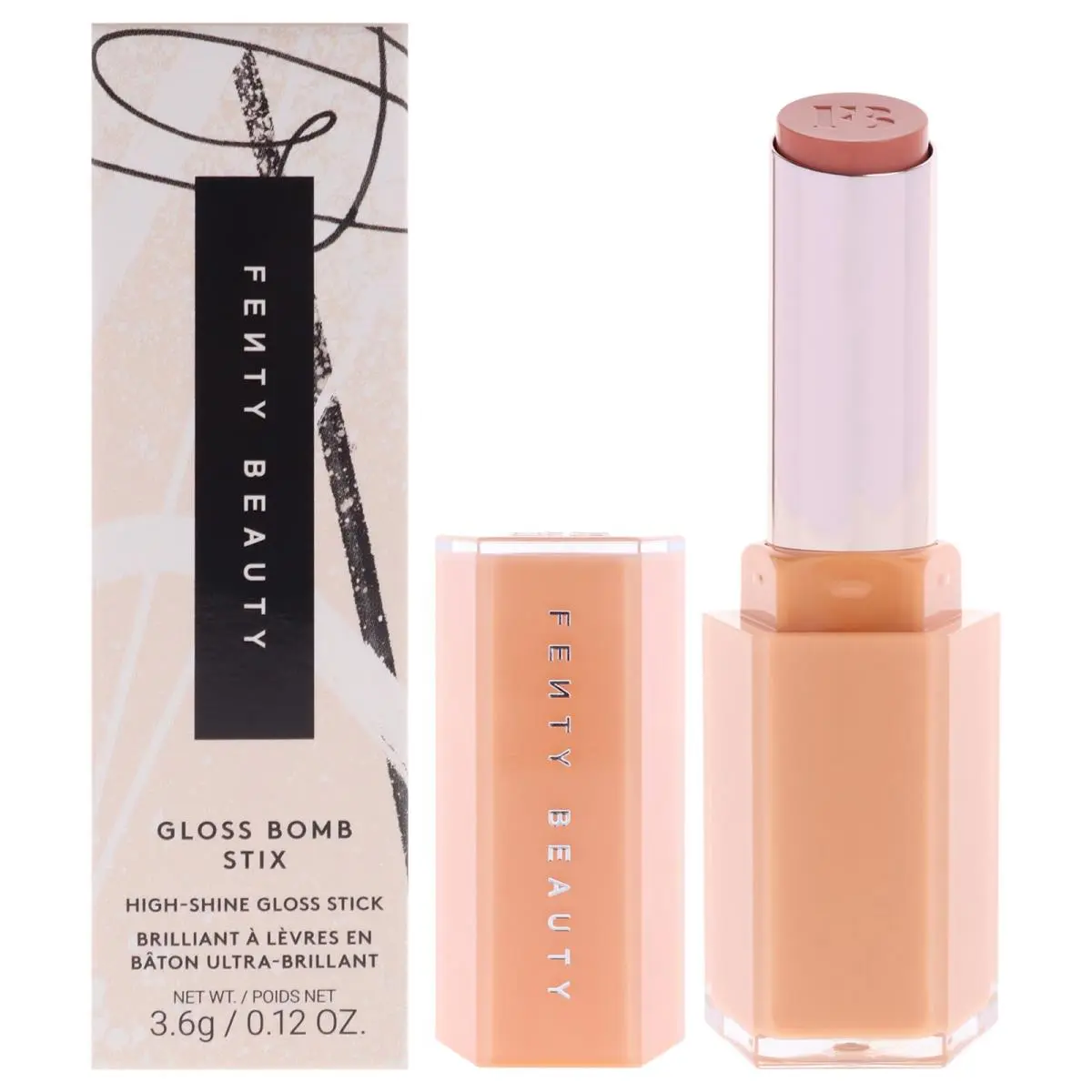 3 Pack  Gloss Bomb Stix Shine Gloss - 02 Twolip Kiss by - 0.12 oz by Fenty Beauty