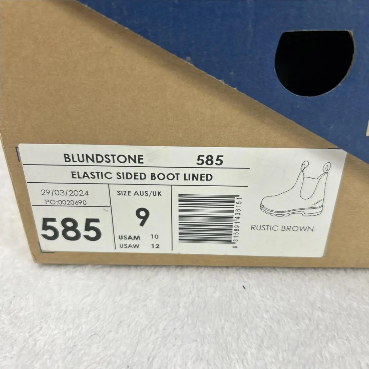 Blundstone shoes - Chelsea - Chelsea - 585-BROWN-RUSTIC - Brown (UPC: 9315891436151) 8