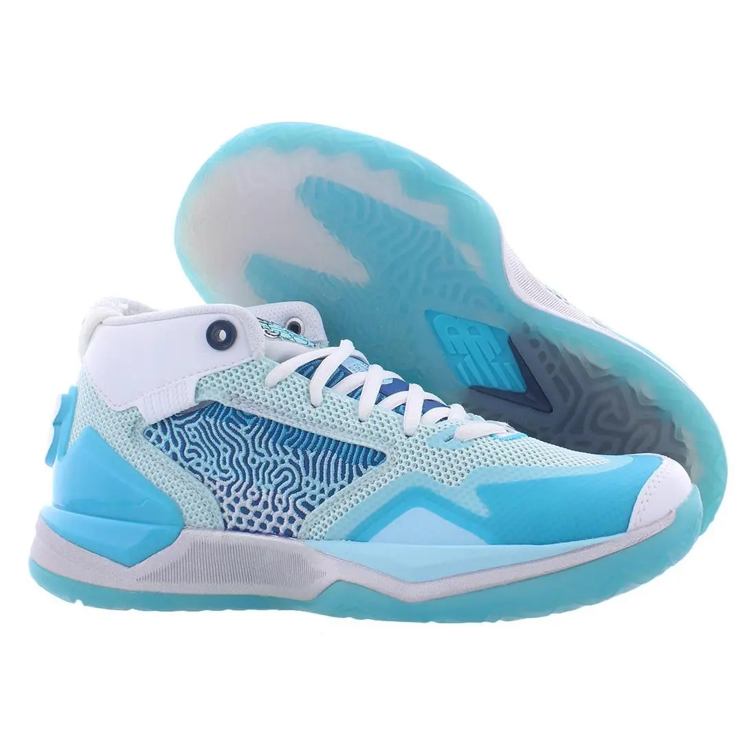 New Balance Kawhi 1 Boys Shoes - Aqua/White, Main: Blue
