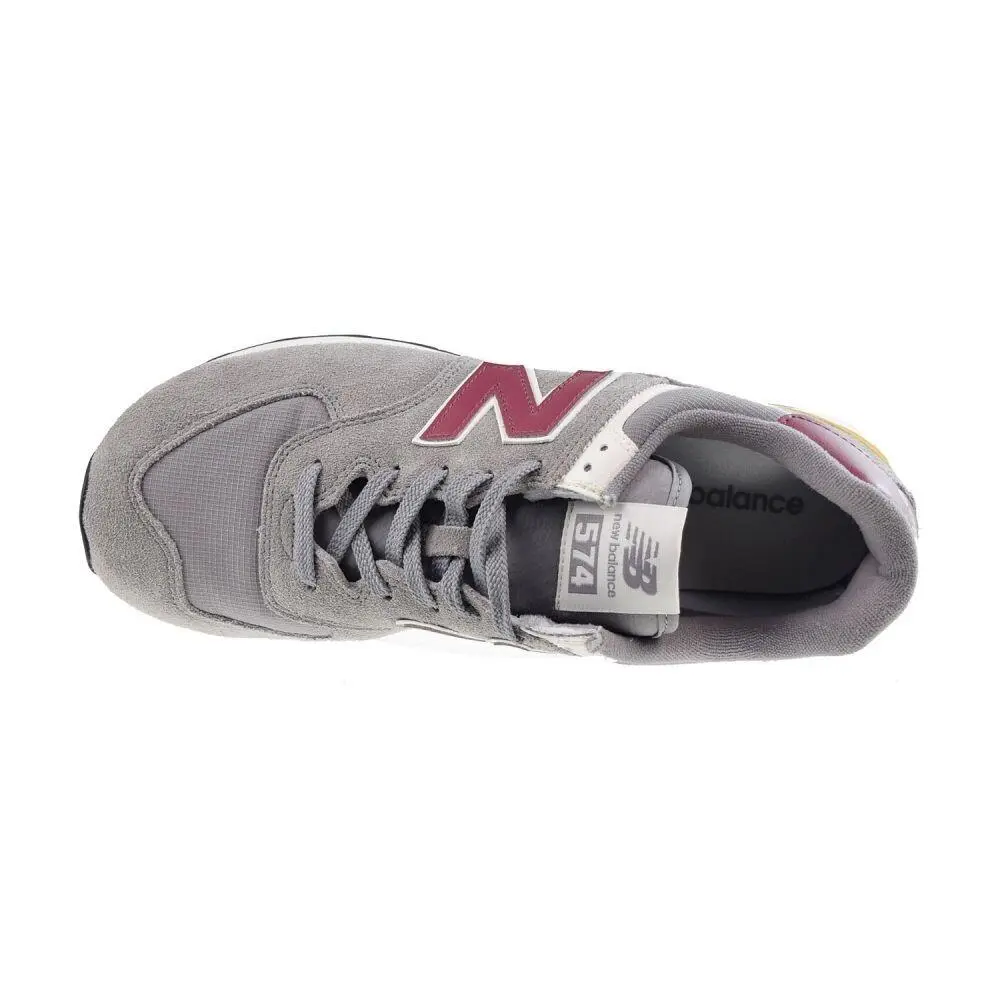 New Balance shoes - Gry/Burgundy 9