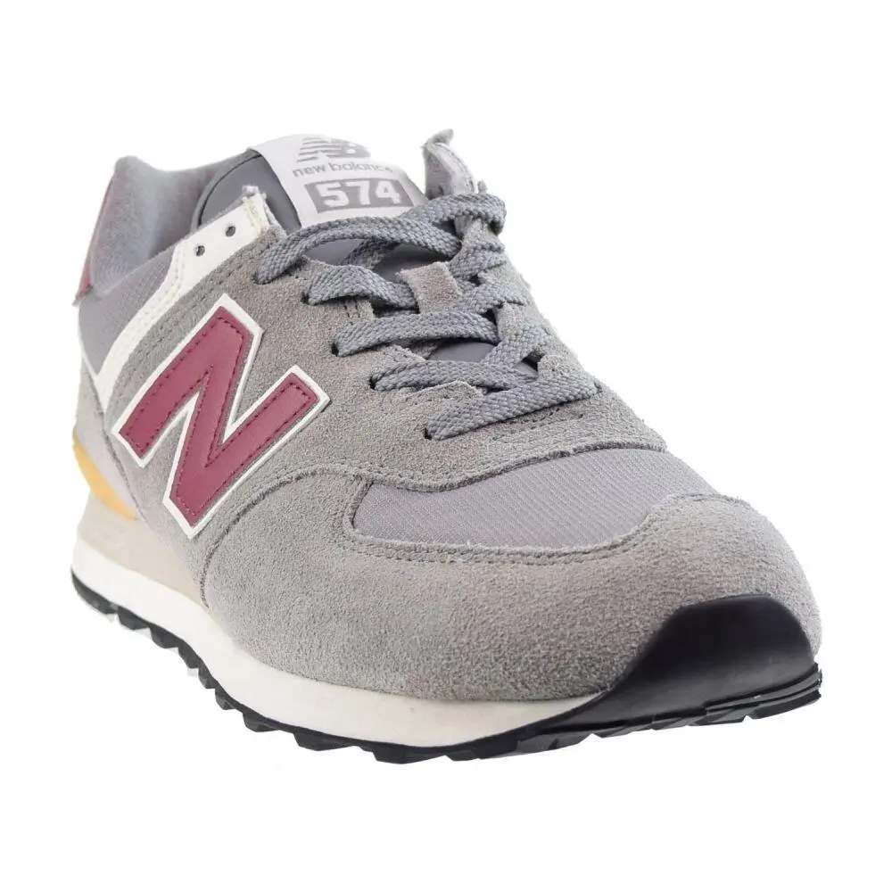 New Balance shoes - Gry/Burgundy 6