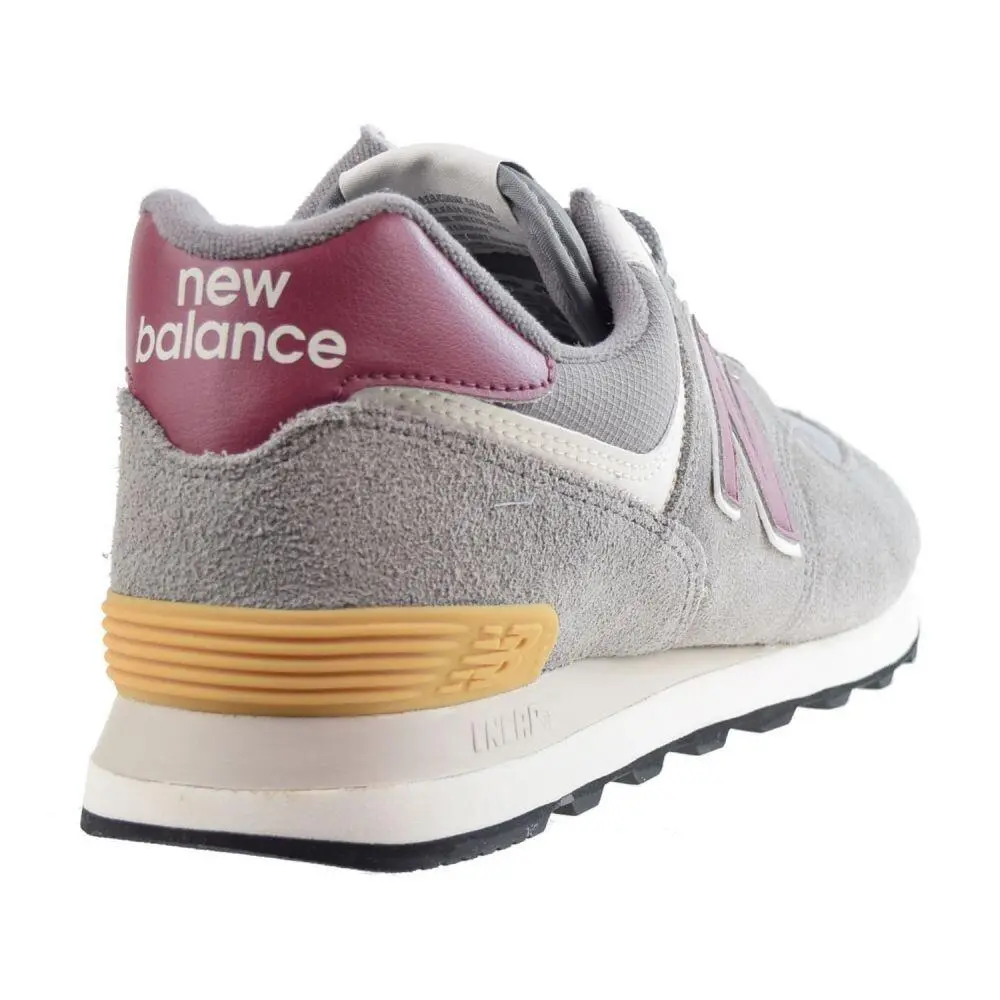New Balance shoes - Gry/Burgundy 7