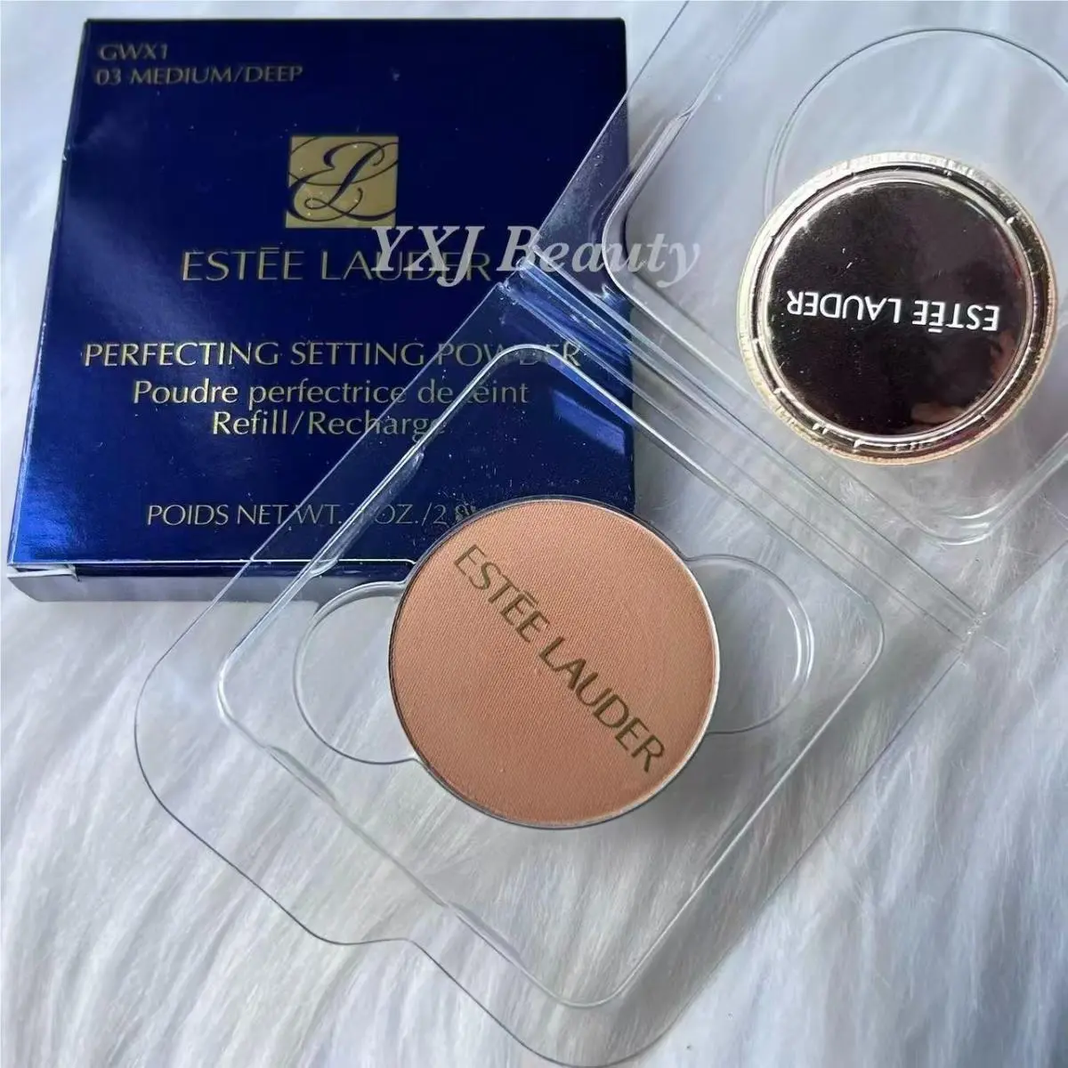 Estee Lauder Perfecting Pressed Setting Powder Refill Small/0.1 oz Choose 03 Medium Deep by Estée Lauder