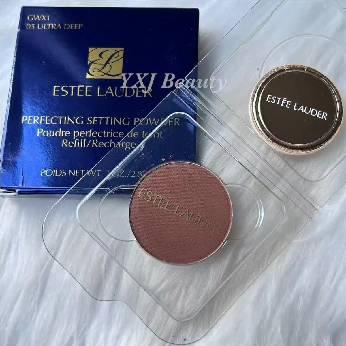 Estee Lauder Perfecting Pressed Setting Powder Refill Small/0.1 oz Choose 05 Ultra Deep by Estée Lauder