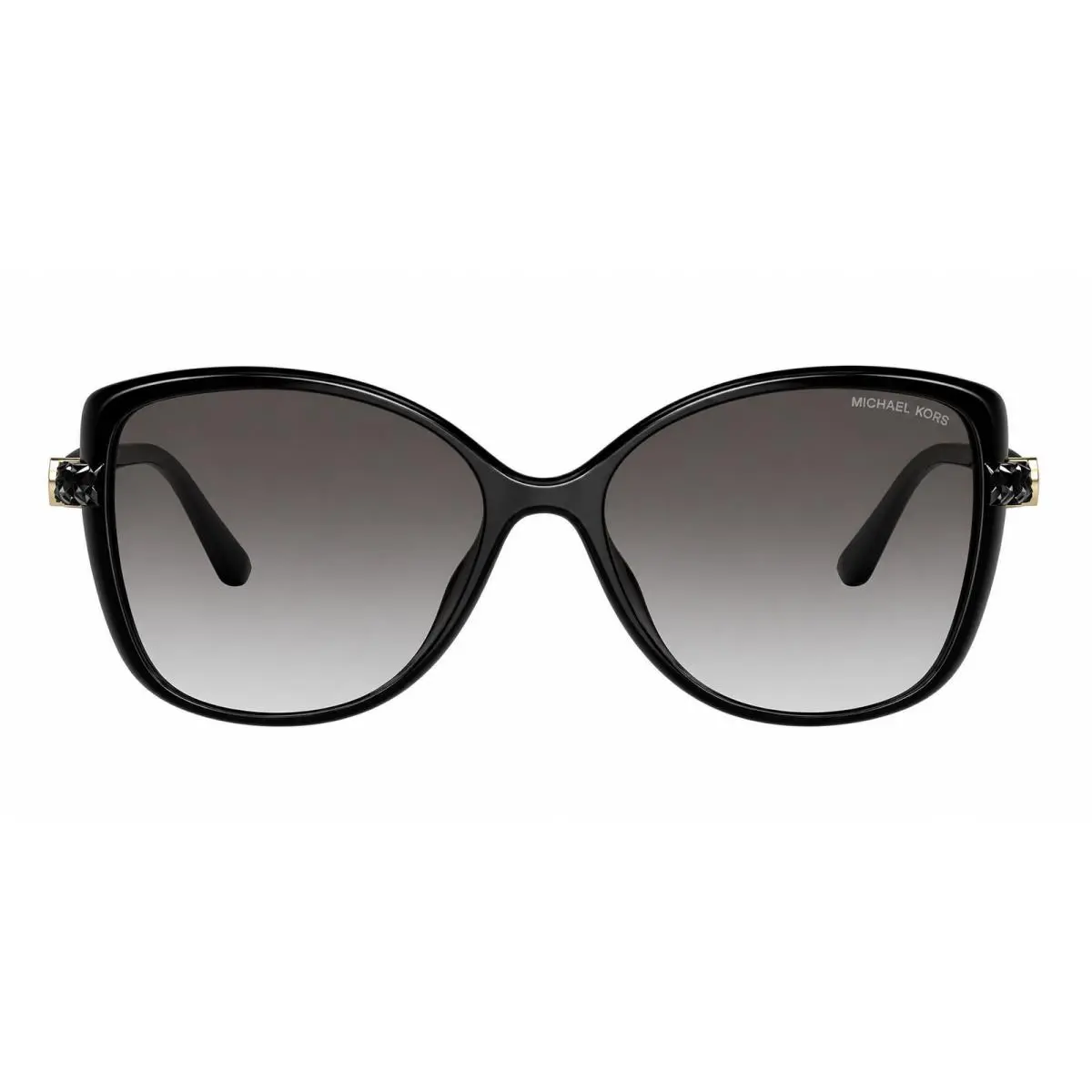 Malta MK 2181U 30058G Black Plastic Sunglasses Grey Gradient Lens by Michael Kors