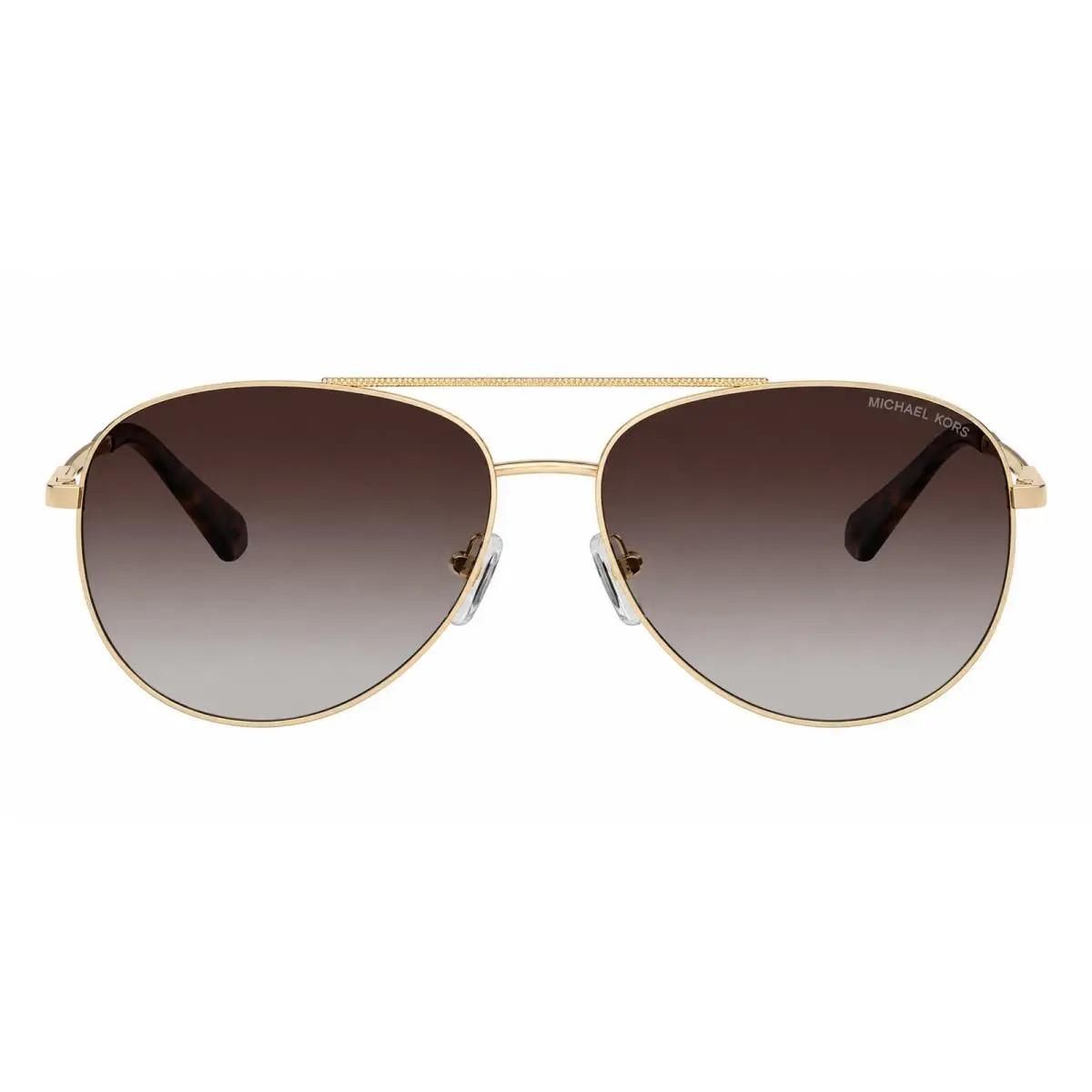 Perledo MK 1172 10148G Light Gold Metal Sunglasses Grey Gradient by Michael Kors