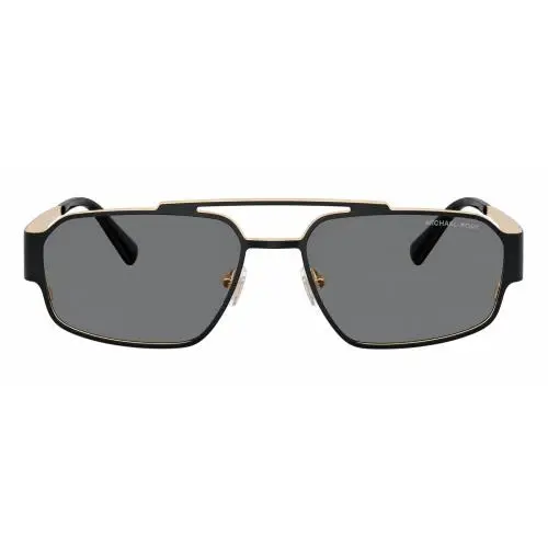 Cape Town MK 1182 100587 Black Matte Metal Sunglasses Grey Lens by Michael Kors