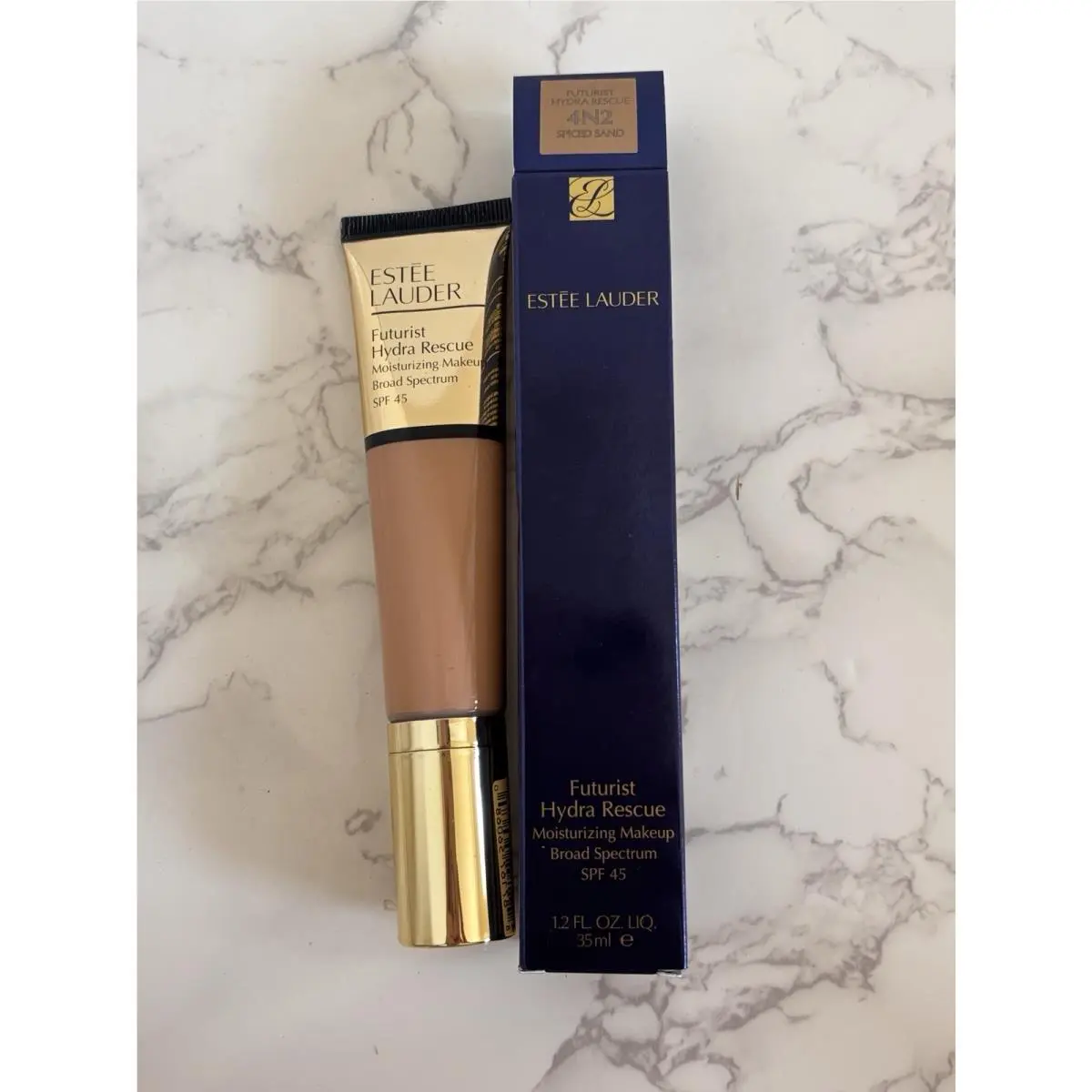 Estee Lauder Futurist Hydra Rescue Moisturizing Makeup Spiced Sand 4N2 - 35mL by Estée Lauder
