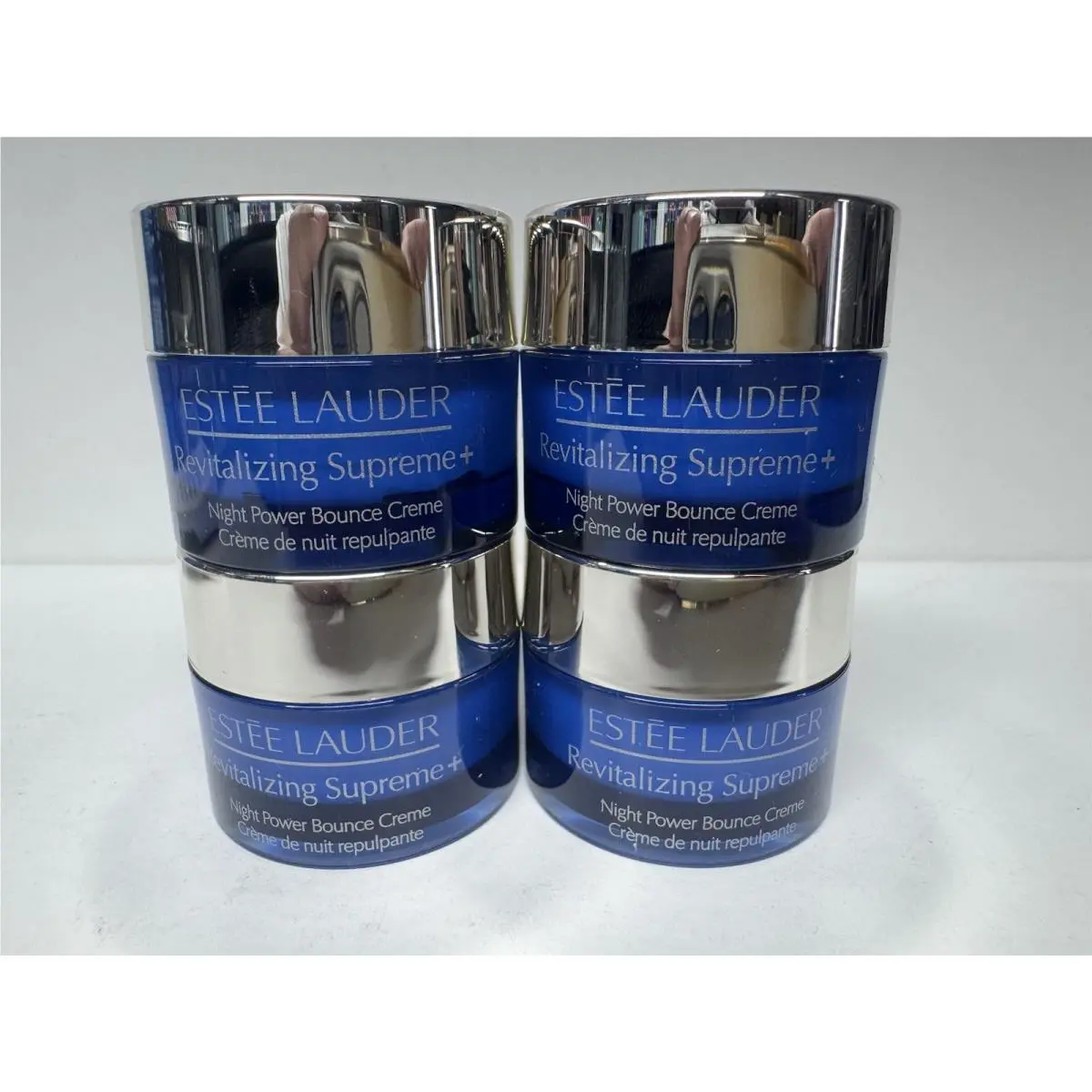 4 x Estee Lauder Revitalizing Supreme+ Night Power Bounce Creme Set 15ml .5oz ea by Estée Lauder