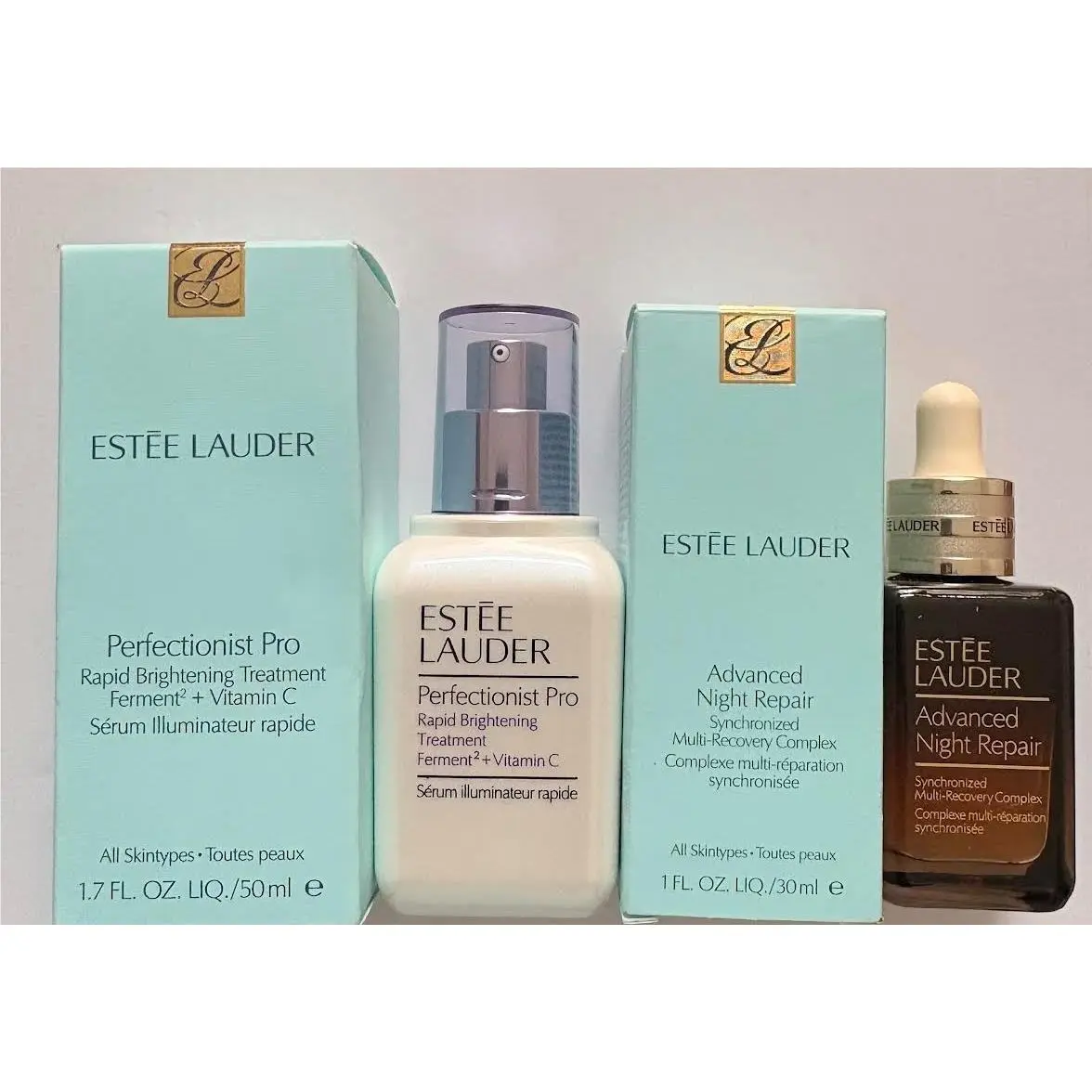 Estee Lauder Set Advance Night Repair Synchronized / Perfectionist Provitamin C by Estée Lauder