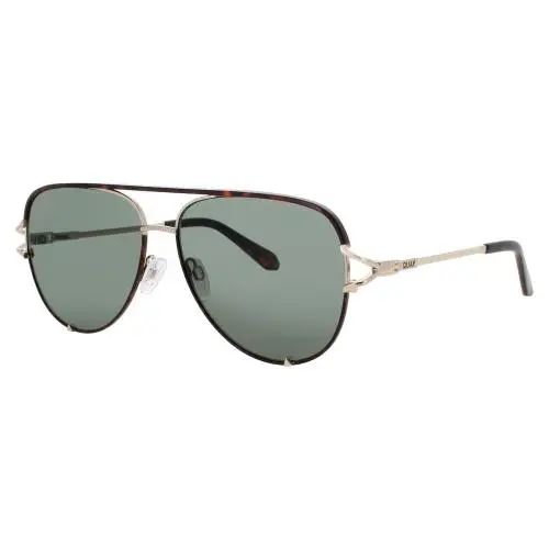 Quay High Key Twist Sunglasses Dark Tortoise / Gold by QUAY