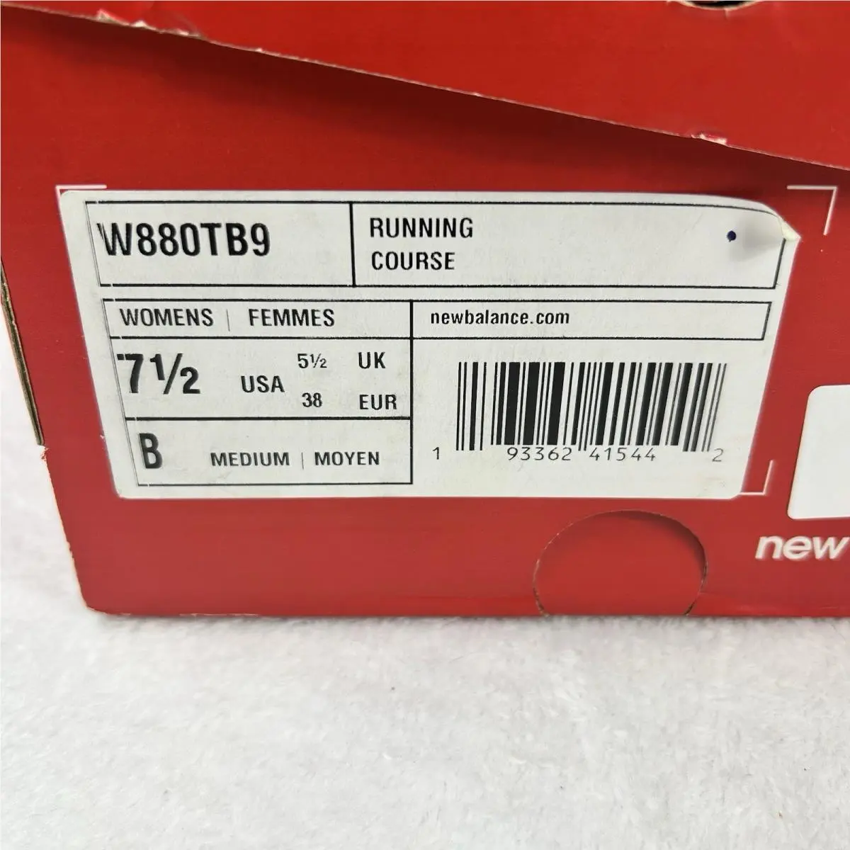 New Balance shoes - New Balance 880 - W880TB9 - Black (UPC: 0193362415442) 11