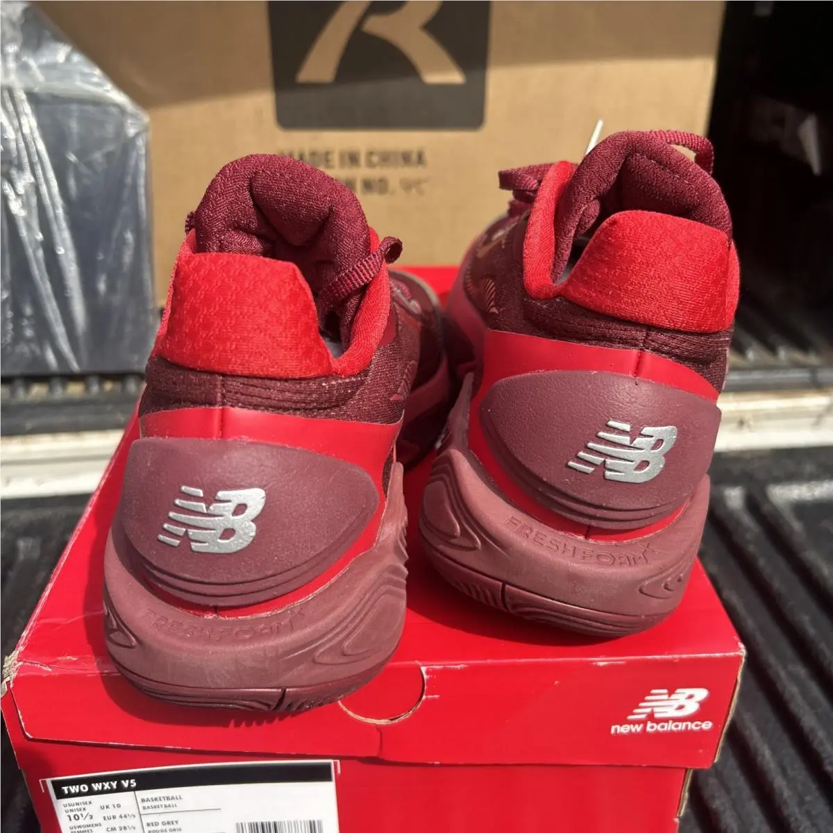 New Balance shoes - New Balance Two WXY V5 - BB2WYRD5 - Red, Manufacturer: Team Red/Silver Metallic (UPC: 198686888750) 2