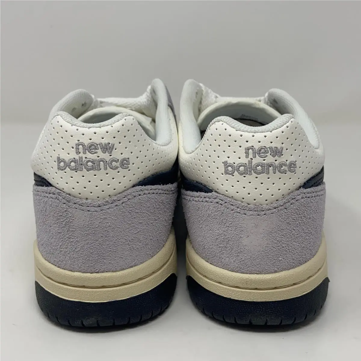 New Balance shoes - White/Grey/Navy (UPC: 198688104247) 1