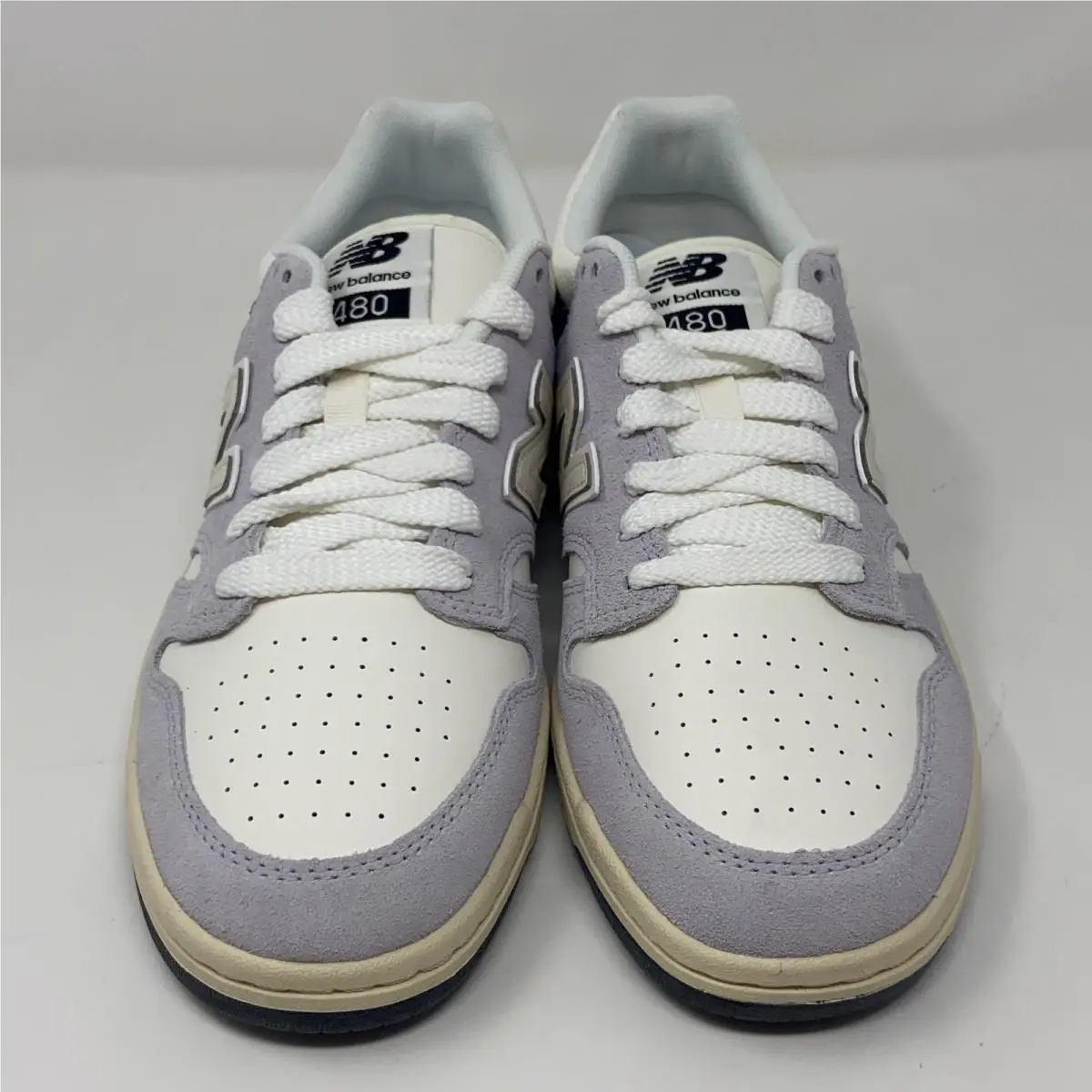 New Balance shoes - White/Grey/Navy (UPC: 198688104247) 2