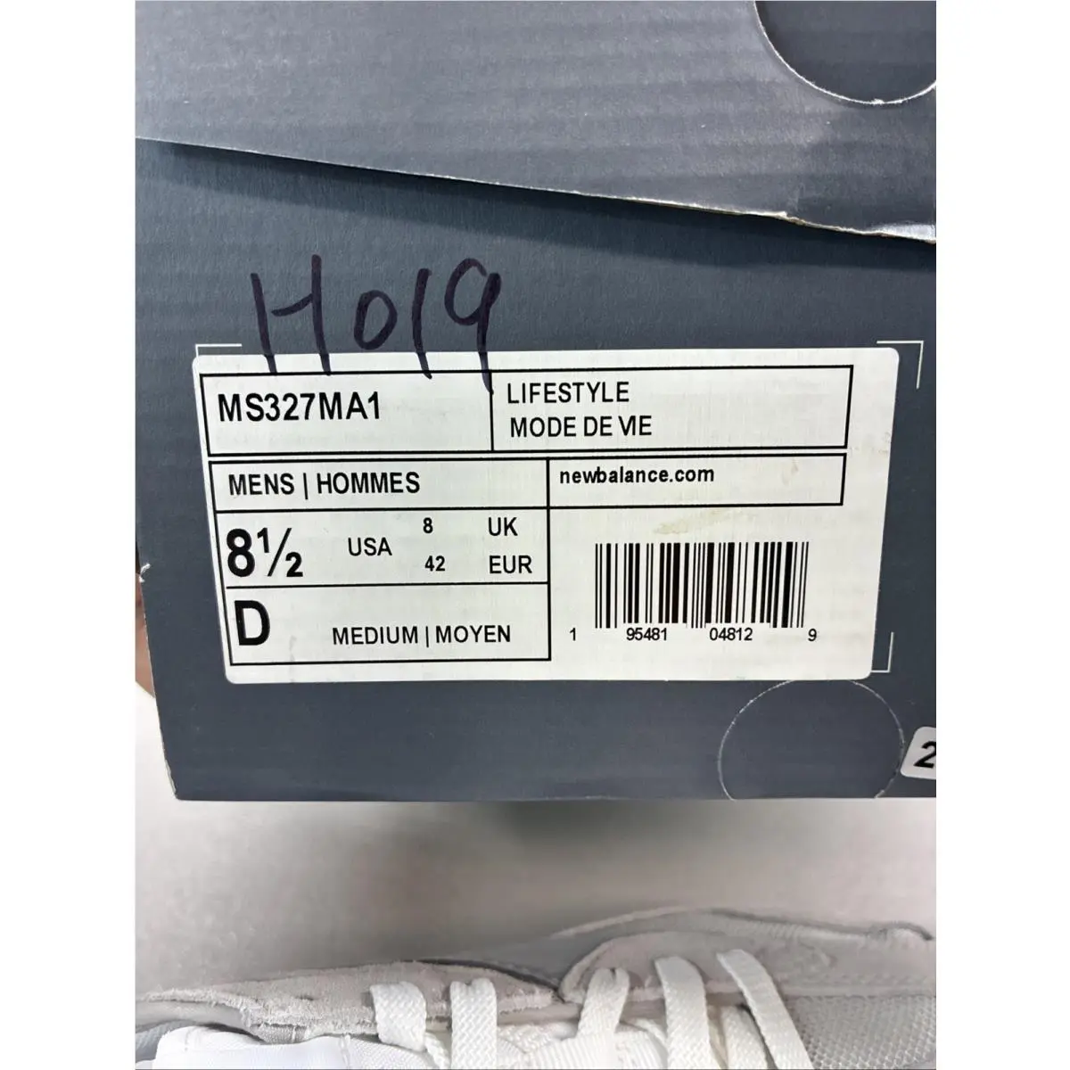 New Balance shoes - New Balance 327 - MS327MA1 - Gray / Metallic Silver 5