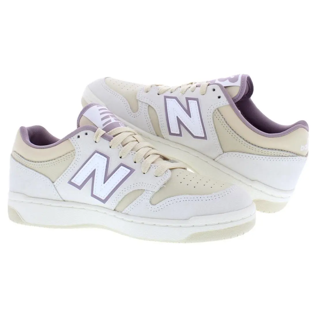 New Balance shoes - White/Beige, Main: Beige (UPC: 197967534881) 1