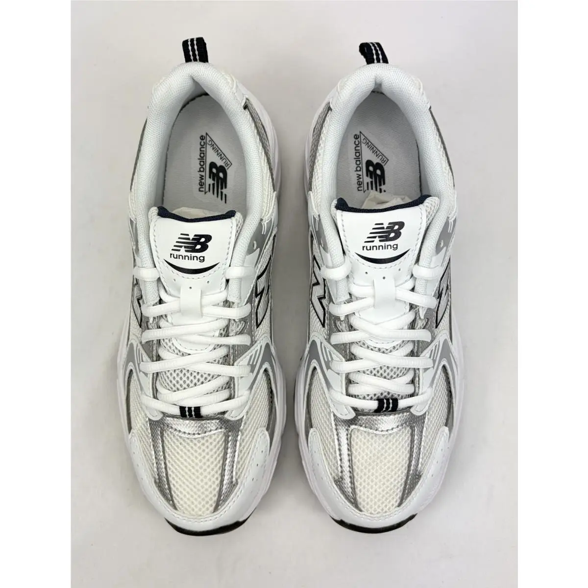 New Balance shoes - New Balance 530 Lace - Lace - GR530SB1 - White / Natural Indigo / Silver Metallic (UPC: 197375072661) 0