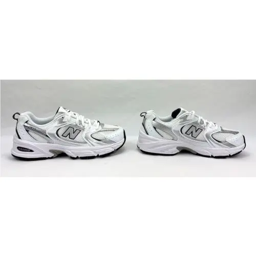 New Balance shoes - New Balance 530 Lace - Lace - GR530SB1 - White / Natural Indigo / Silver Metallic (UPC: 197375072661) 2